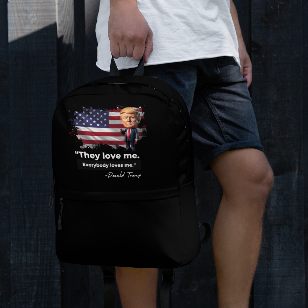 "They Love Me" Backpack - Image 2